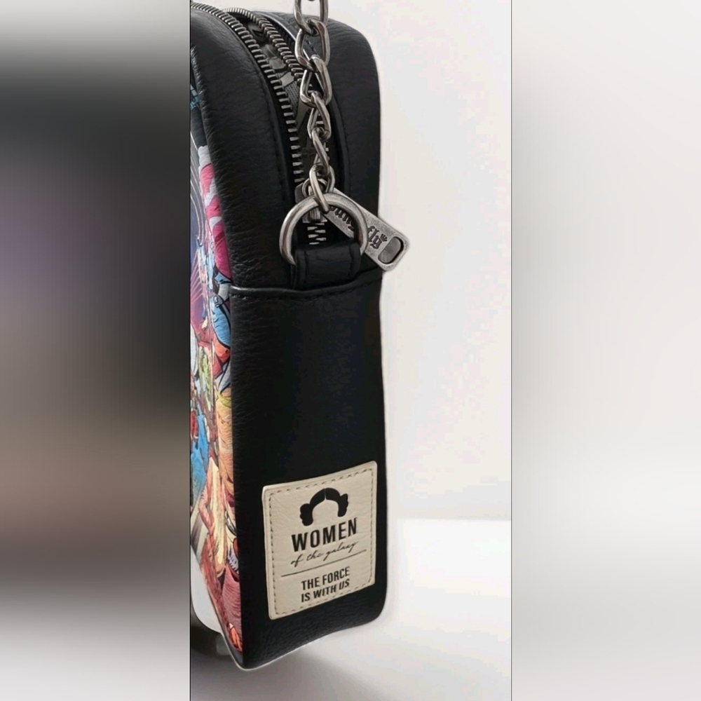 adidas Black and White Graphic Tote with Tag Detail - Picture 4 of 9